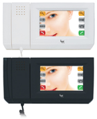 These monitors are flush mount digital and hands free door entry units